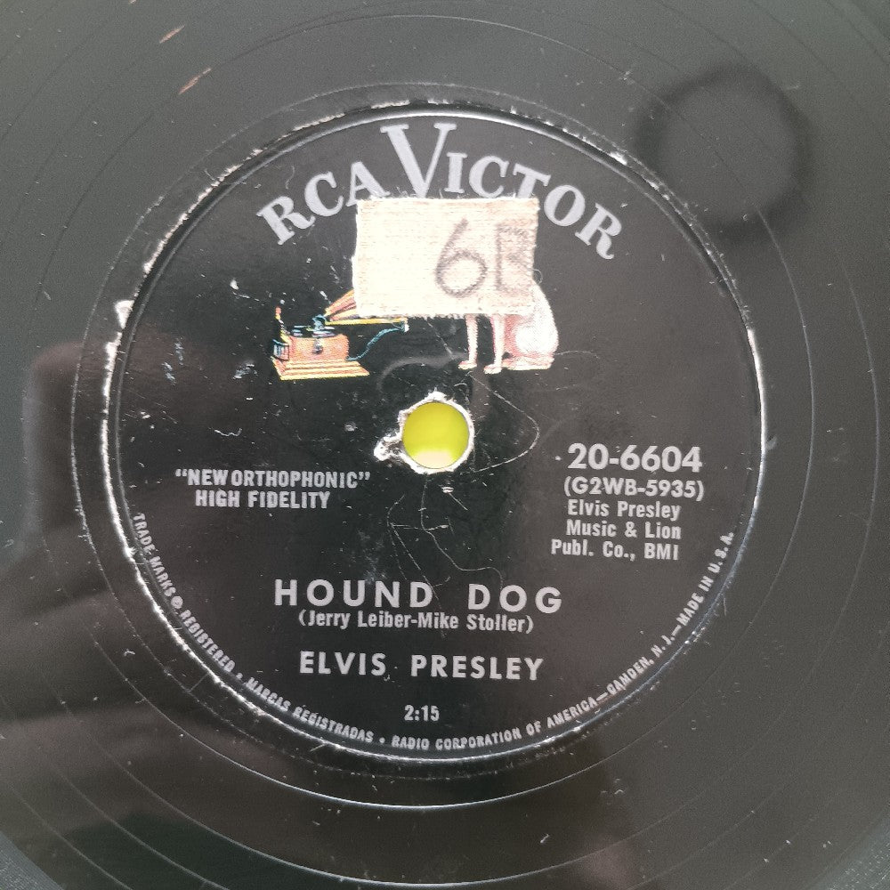 Elvis Presley  - Lot Of 5x 78 RPMs Hound Dog Heartbreak Hotel Love Me Tender - 1956 - Used - Used - Vinyl