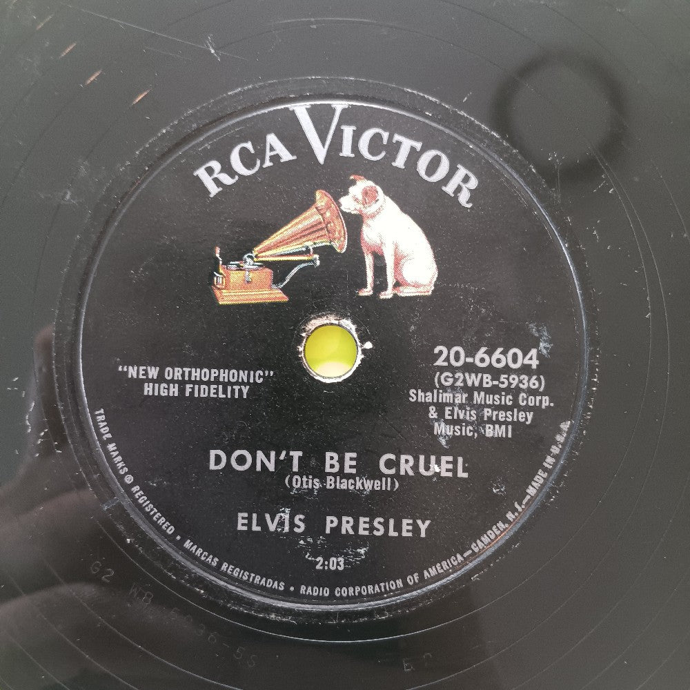 Elvis Presley  - Lot Of 5x 78 RPMs Hound Dog Heartbreak Hotel Love Me Tender - 1956 - Used - Used - Vinyl