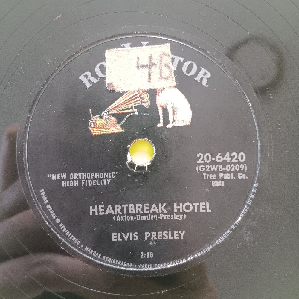 Elvis Presley  - Lot Of 5x 78 RPMs Hound Dog Heartbreak Hotel Love Me Tender - 1956 - Used - Used - Vinyl