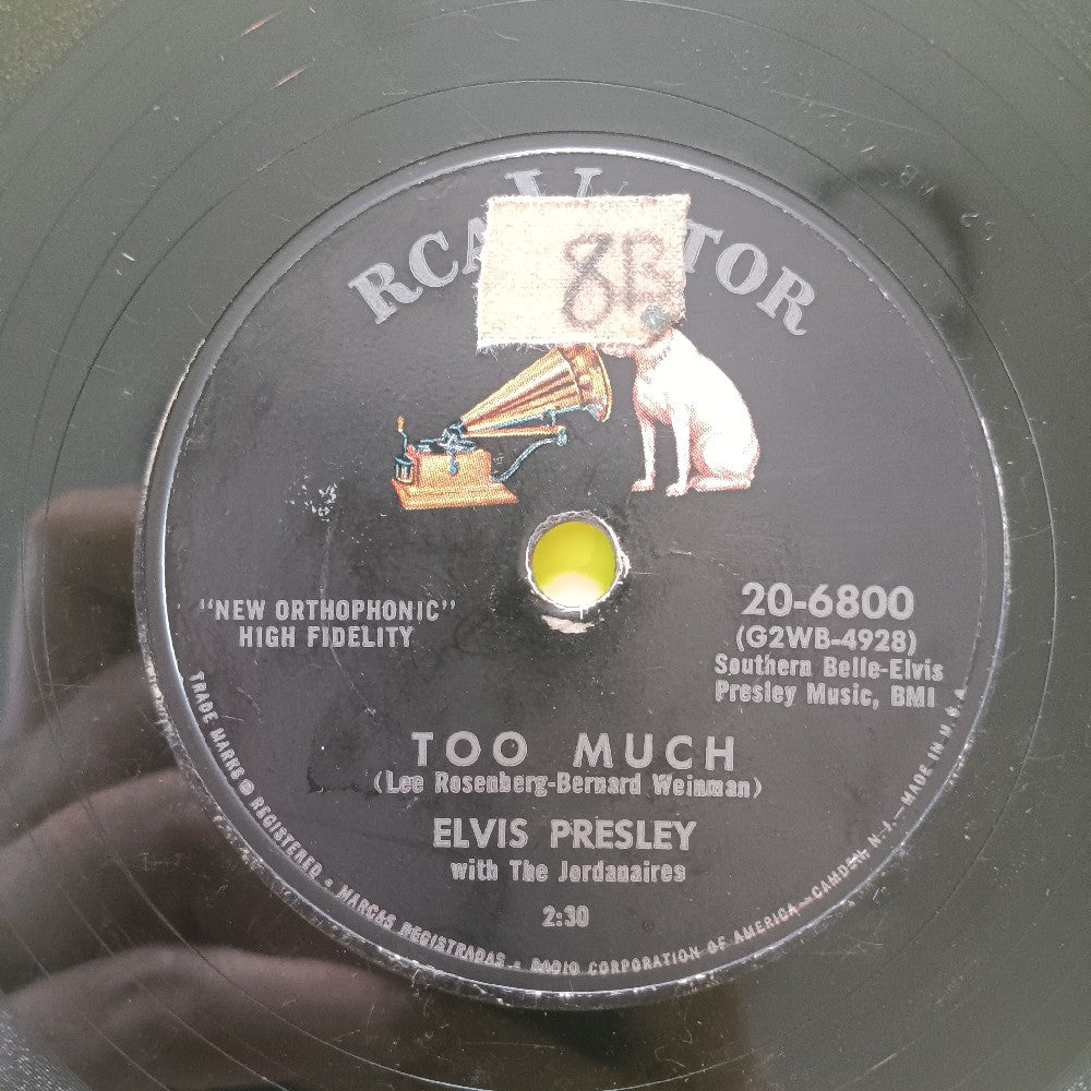 Elvis Presley  - Lot Of 5x 78 RPMs Hound Dog Heartbreak Hotel Love Me Tender - 1956 - Used - Used - Vinyl