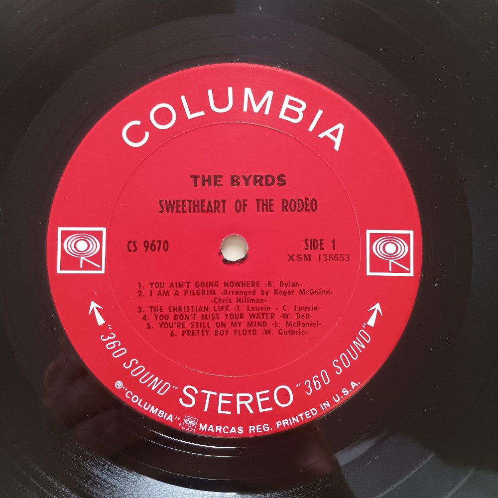 The Byrds - Sweetheart Of The Rodeo 2 Eye - 1968 - CS 9670 - Used - VG++ - Vinyl