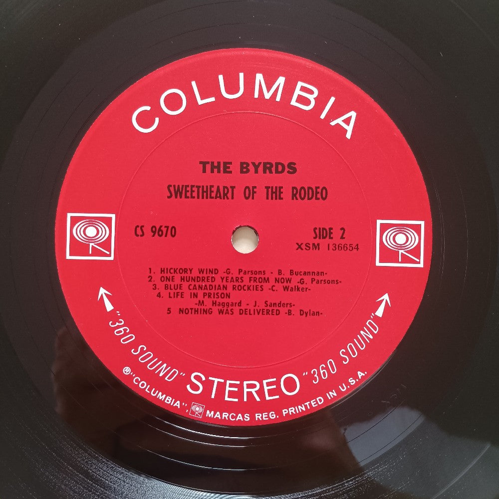 The Byrds - Sweetheart Of The Rodeo 2 Eye - 1968 - CS 9670 - Used - VG++ - Vinyl