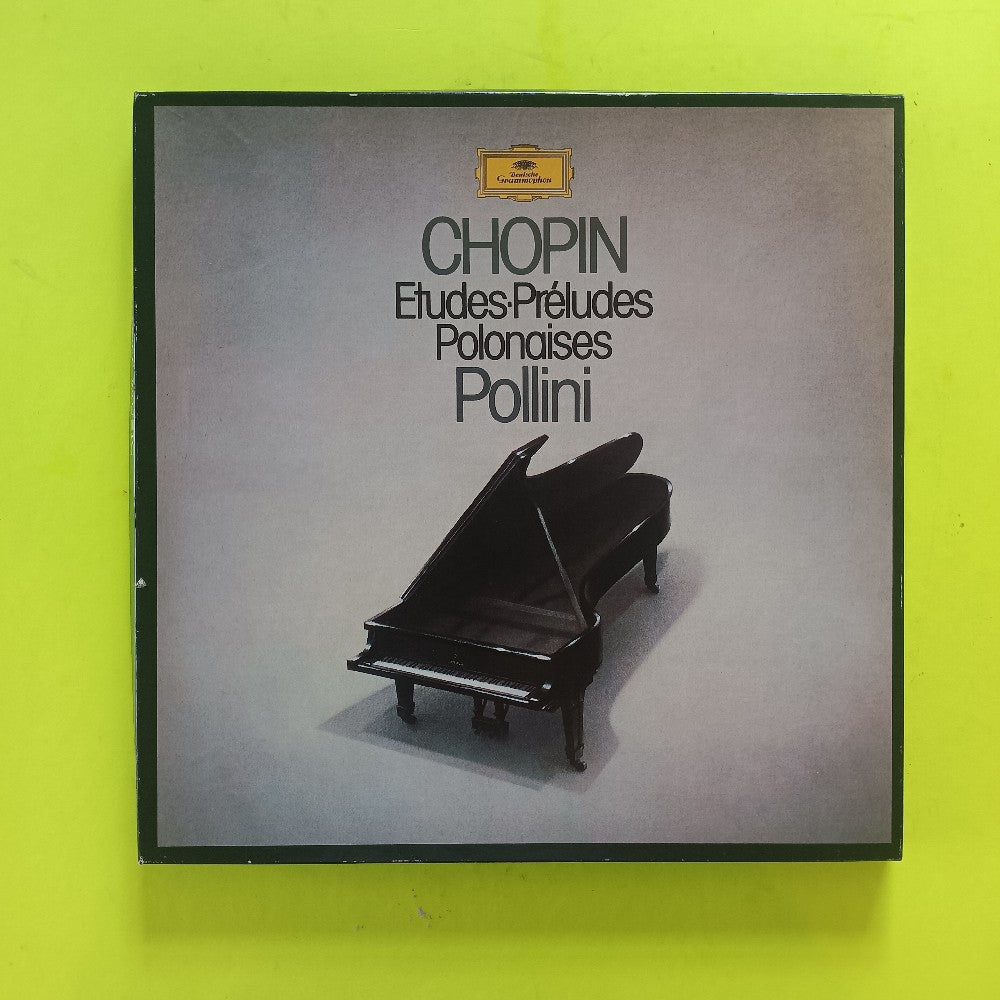 Pollini - Chopin: Etudes Preludes Polonaises 3LP Box - 1980 - R205076 - Used - NM - Vinyl