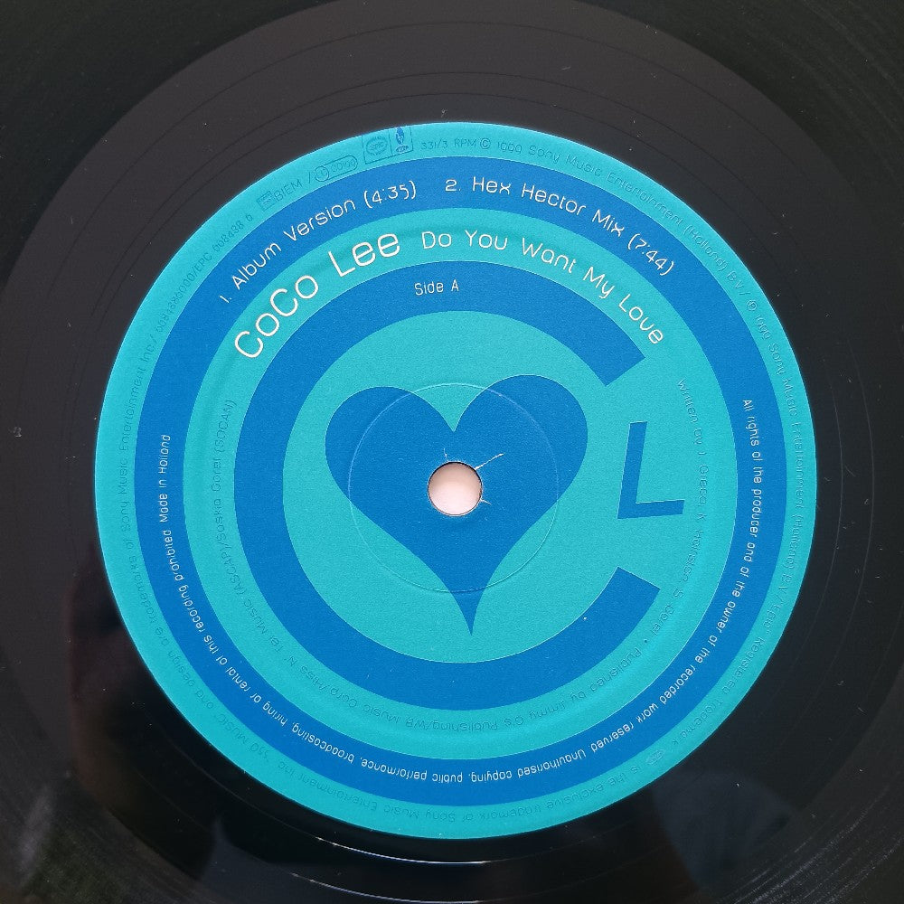 CoCo Lee - Do You Want My Love 12" Holland - 2000 - 668 488-6 - Used - VG++ - Vinyl