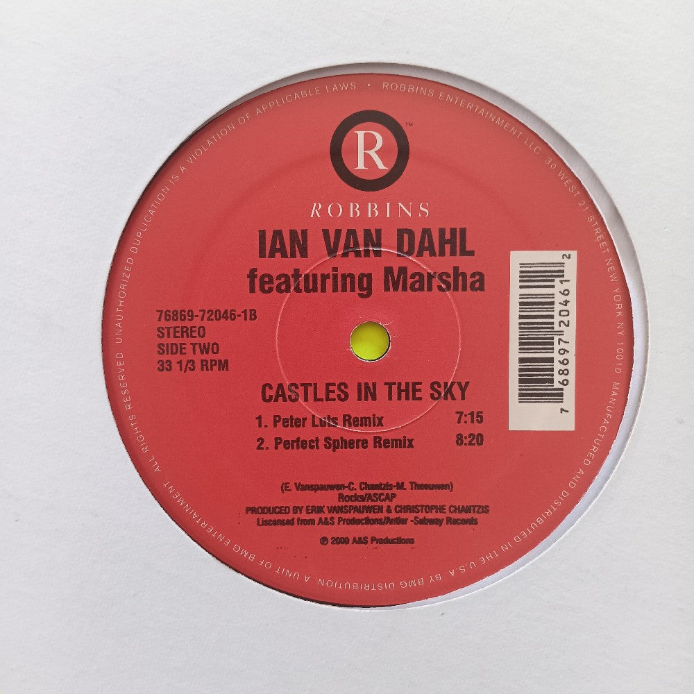 Ian Van Dahl Ft Marsha - Castles In The Sky 12" - 2000 - 76869-72046-1 - Used - VG+ - Vinyl