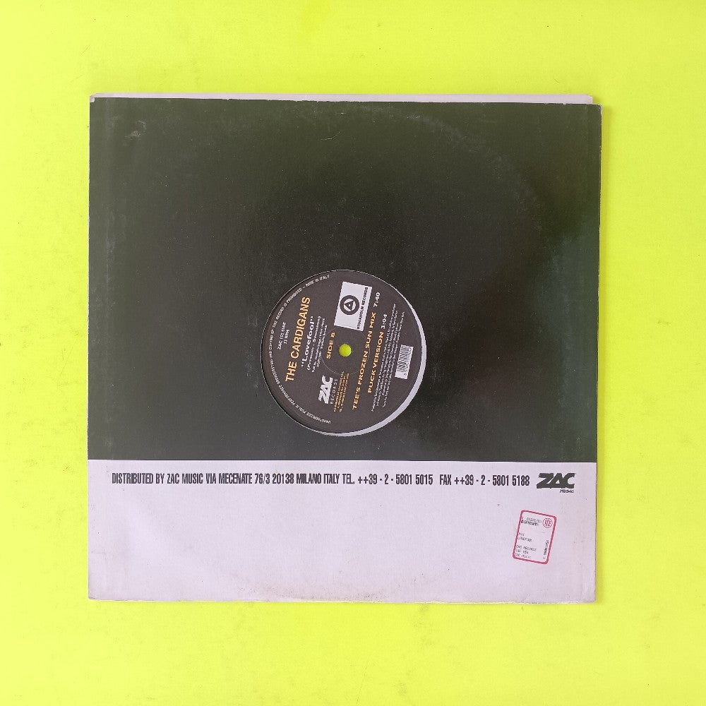 The Cardigans - Lovefool ITALY 12" - 1997 - ZAC 155 - Used - VG+ - Vinyl