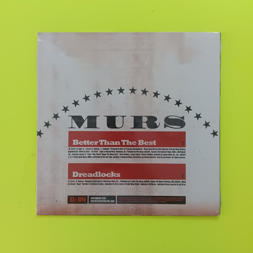 Murs - Better Than The Best 12" PROMO - 2007 - 407484-0 - New - Sealed - Vinyl