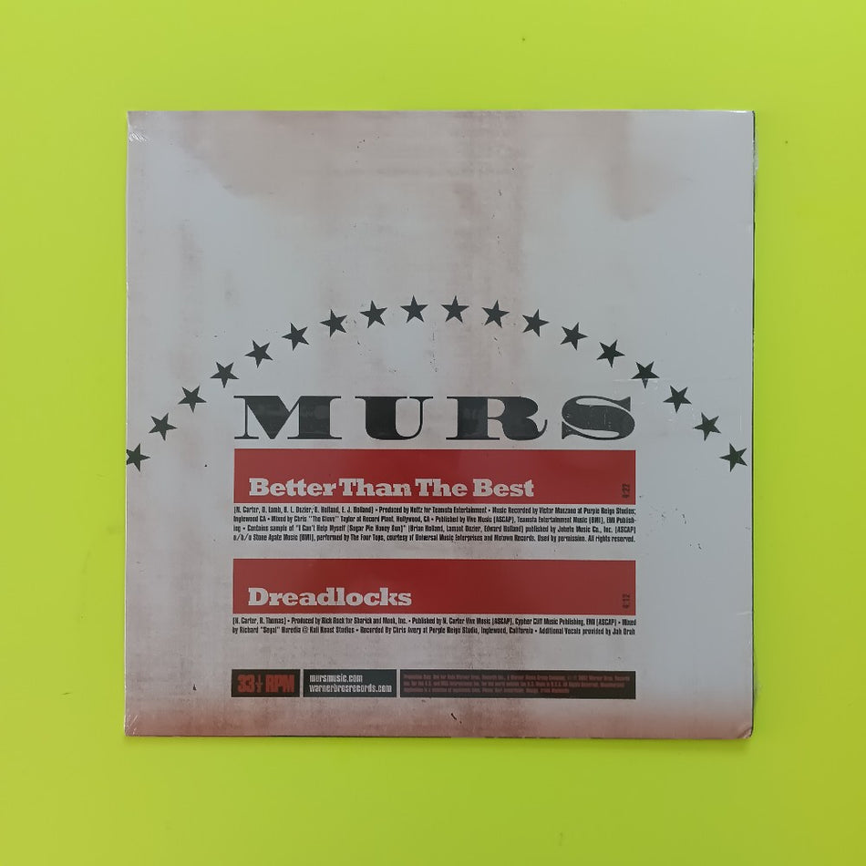 Murs - Better Than The Best 12" PROMO - 2007 - 407484-0 - New - Sealed - Vinyl