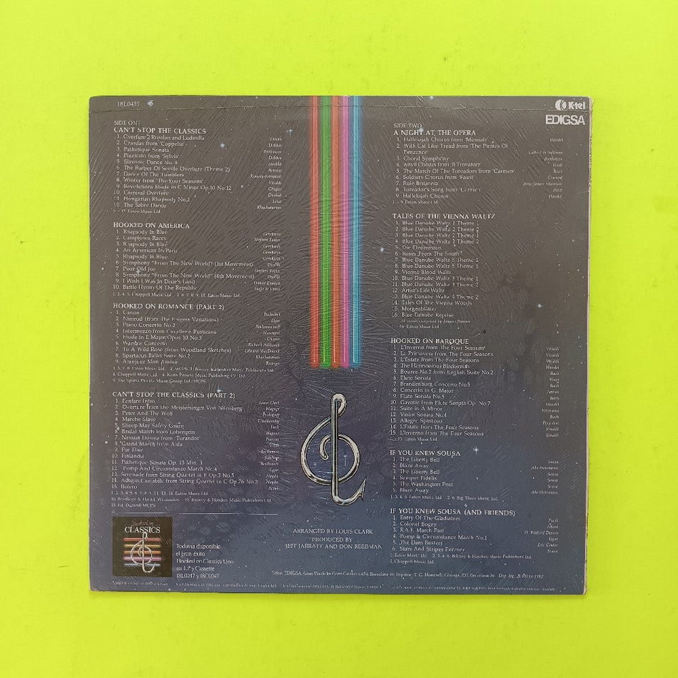 Louis Clark - Hooked On Classics 2 K-Tel SPAIN - 1982 - 18C0455 5 - New - Sealed - Vinyl
