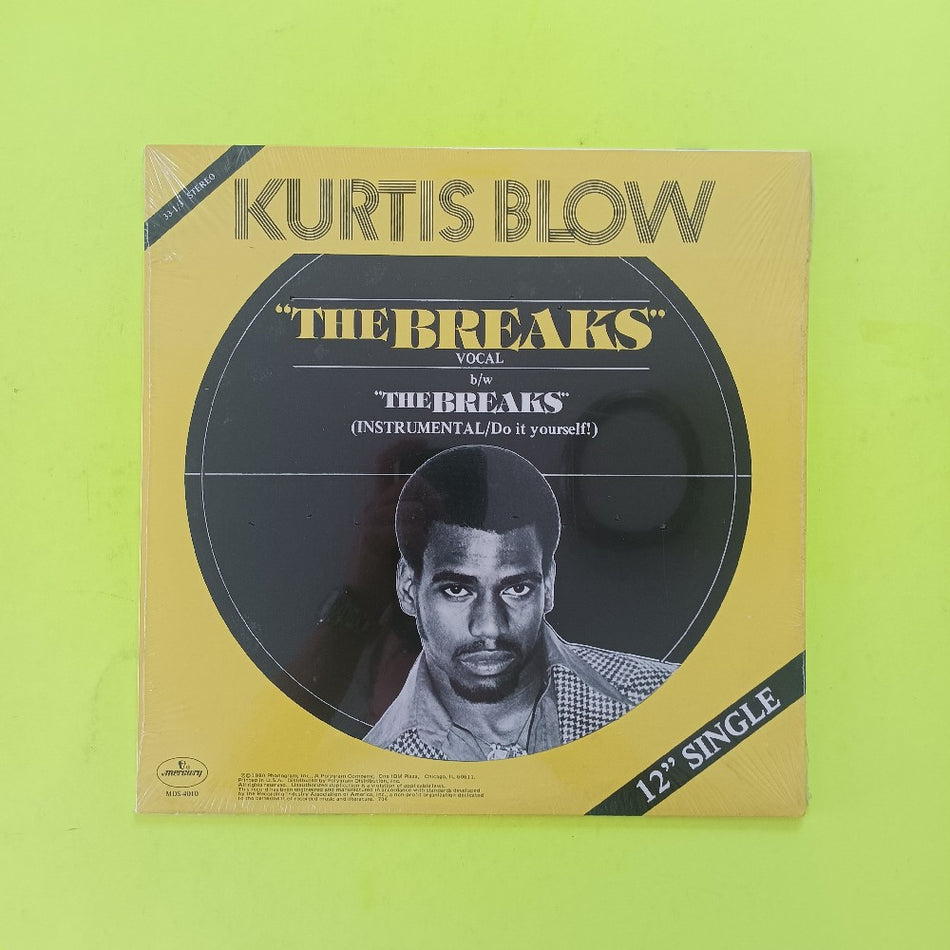 Kurtis Blow - The Breaks 12" - 1980 - MDS 4010 - New - Sealed - Vinyl