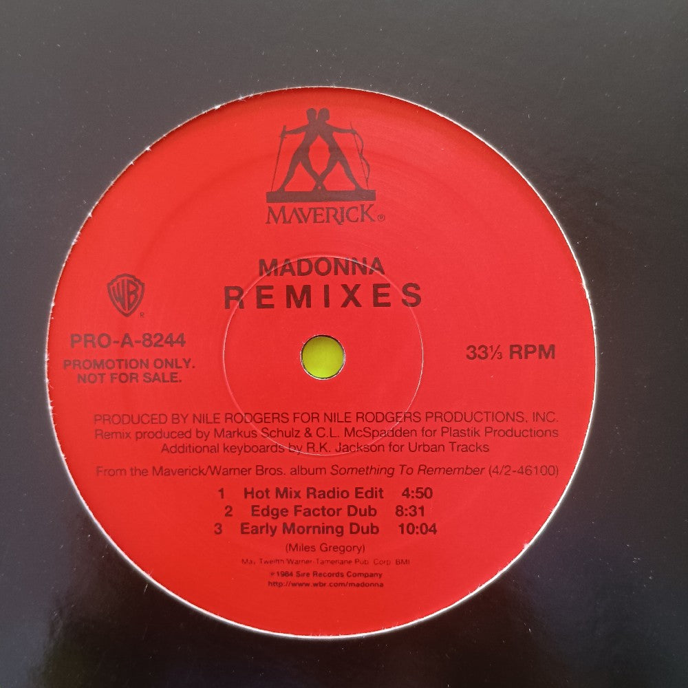 Madonna - Love Don't Live Here Anymore Remixes 12" PROMO - 1996 - PRO-A-8243 - Used - VG++ - Vinyl