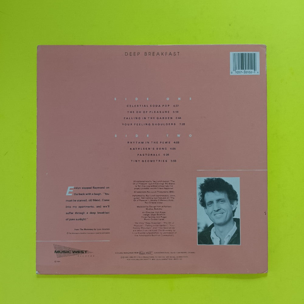 Ray Lynch - Deep Breakfast - 1986 - MWLP-102 - Used - EX - Vinyl
