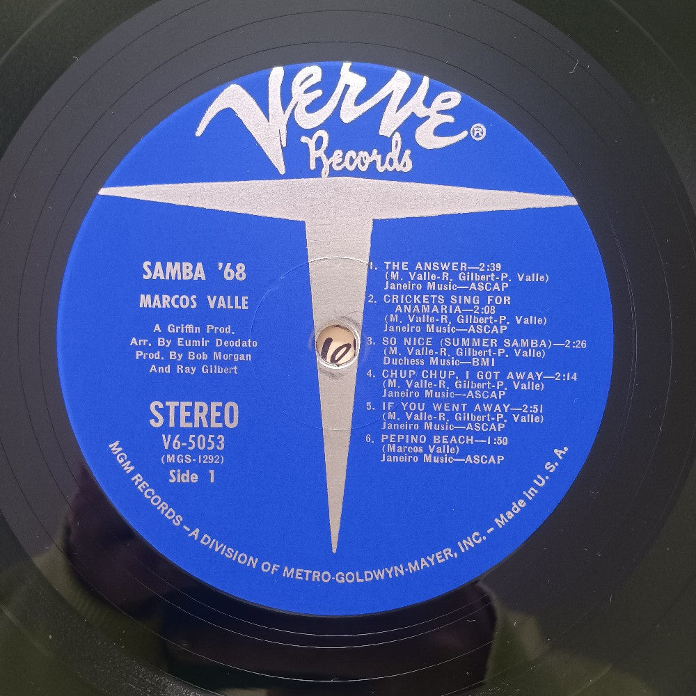 Marcos Valle - Samba '68 - 1968 - V6-5053 - Used - VG++ - Vinyl