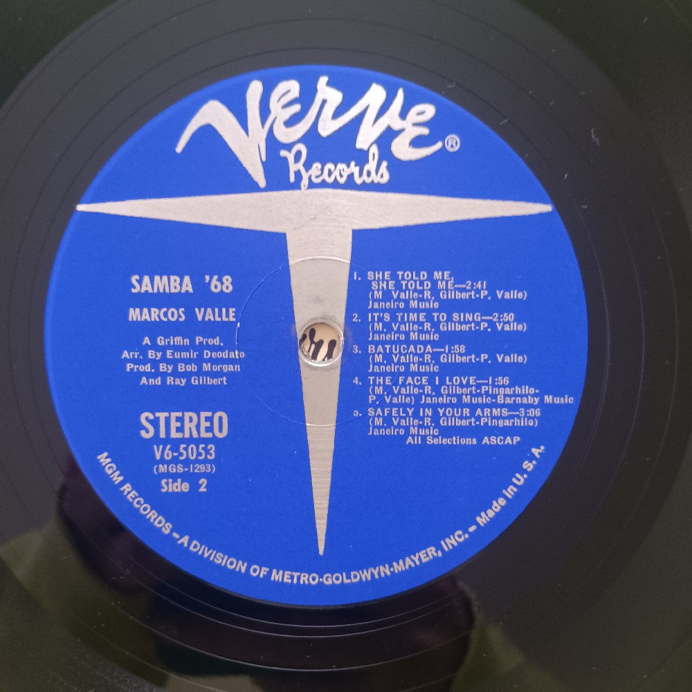 Marcos Valle - Samba '68 - 1968 - V6-5053 - Used - VG++ - Vinyl