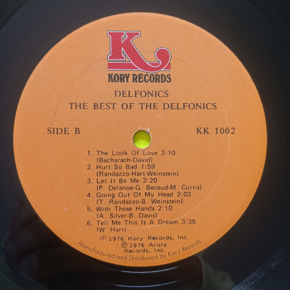 The Delfonics - The Best Of The Delfonics - 1976 - KK1002 - Used - VG++ - Vinyl