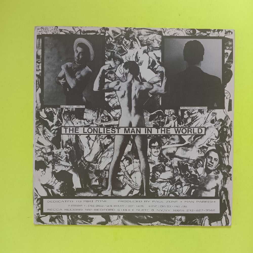 Man To Man Ft Paul Zone & Man Parrish - I Need A Man 12" - 1987 - RR2011 - Used - VG++ - Vinyl
