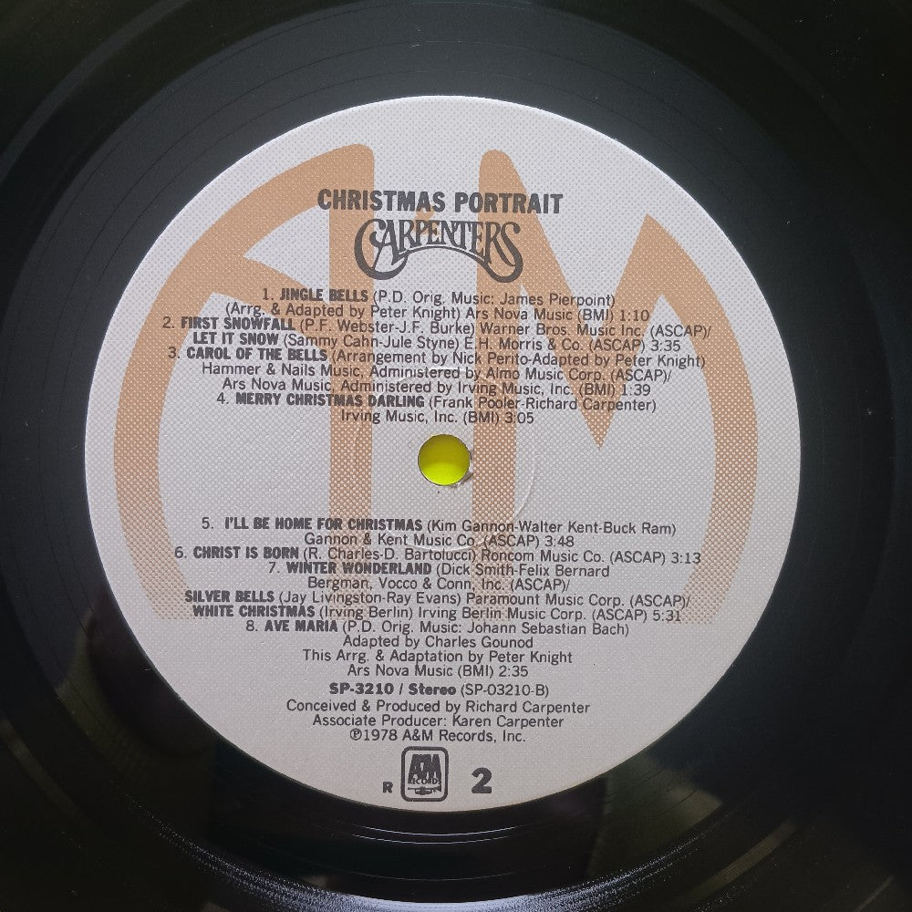 Carpenters - Christmas Portrait - SP-3210 - Used - VG++ - Vinyl