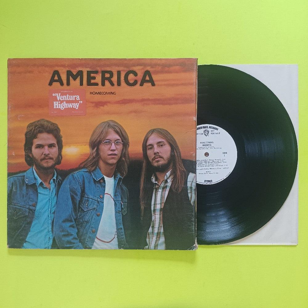 America - Homecoming PROMO W. HYPE - 1972 - BS 2655 - Used - VG++ - Vinyl