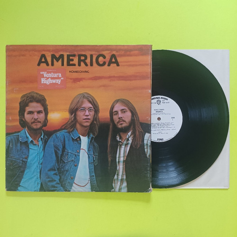 America - Homecoming PROMO W. HYPE - 1972 - BS 2655 - Used - VG++ - Vinyl