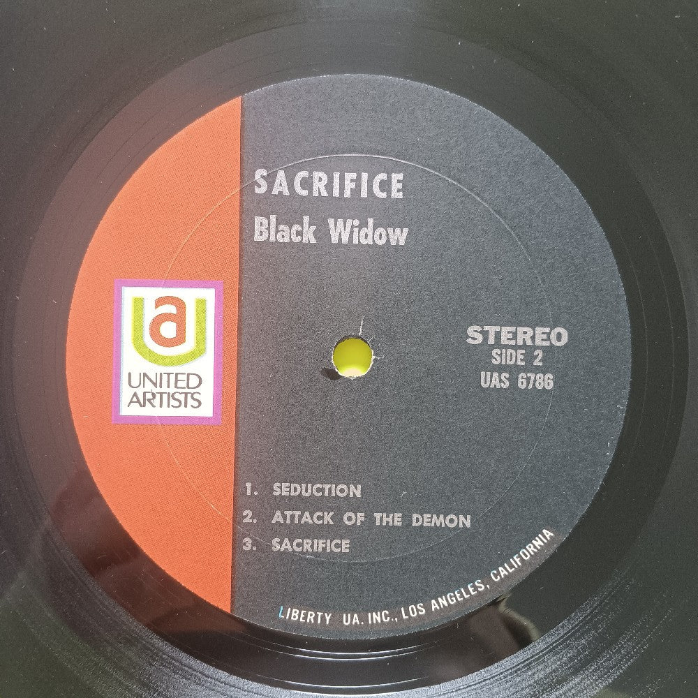 Black Widow - Sacrifice  - 1970 - UAS 6786 - Used - VG+ - Vinyl