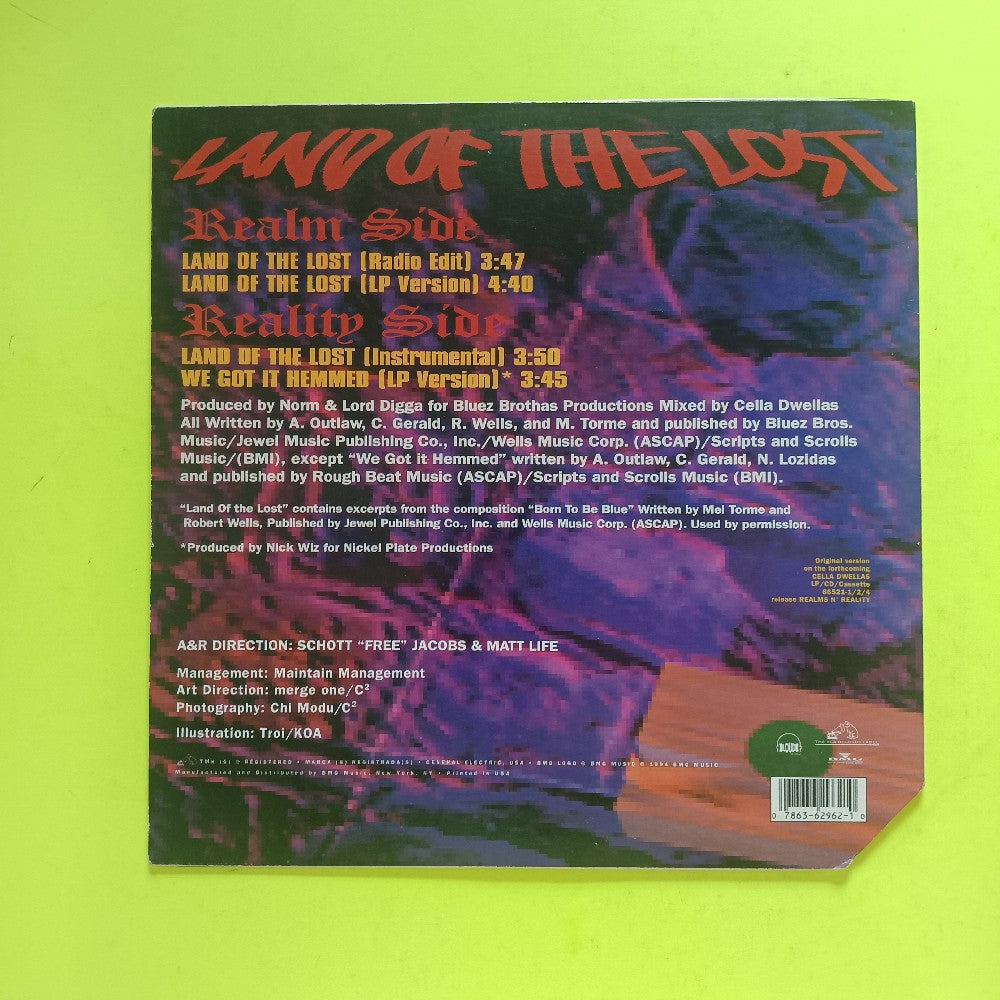 Cella Dwellas - Land Of The Lost 12" - 1994 - 07863-62962-1 - Used - VG+ - Vinyl