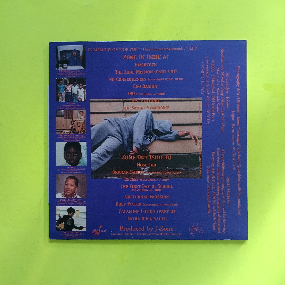 J-Zone - A Bottle Of Whup Ass The EP - 2000 - OME-002 - Used - VG++ - Vinyl