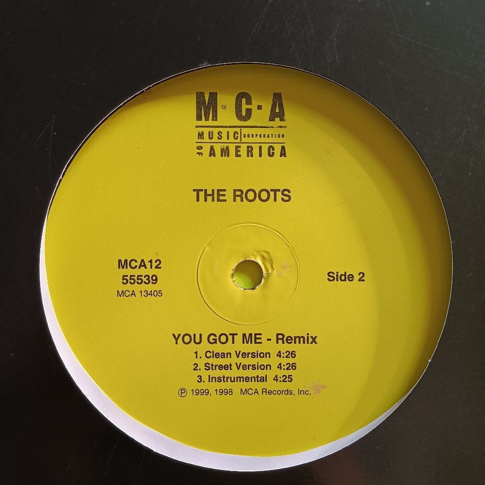 The Roots Ft Erykah Badu - You Got Me 12" - 1999 - MCA 12-55539 - Used - VG++ - Vinyl