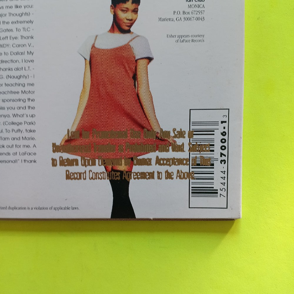 Monica - Miss Thang PROMO - 1995 - 75444-37006-1 - Used - VG++ - Vinyl
