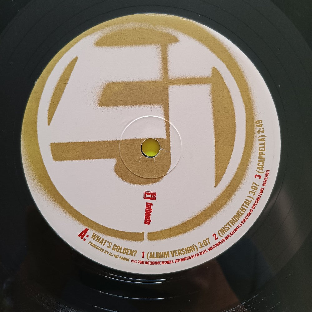 Jurassic 5 - What's Golden 12" - 2002 - 069497801-1 - Used - VG++ - Vinyl