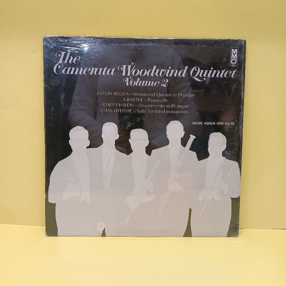 Camerata Woodwind Quintet  - Volume 2 Music Minus One Flute - 1969 - MMO 151 - New - Sealed - Vinyl