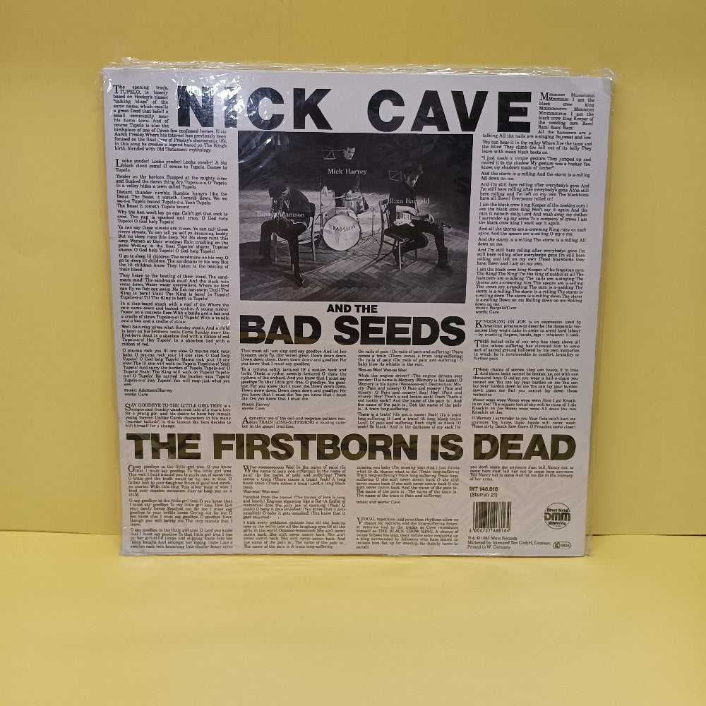 Nick Cave & The Bad Seeds - The Firstborn Is Dead WHITE - 2014 - INT 146.816 - New - Sealed - Vinyl