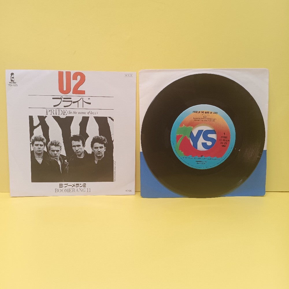U2 - Pride In The Name Of Love JAPAN 7" - 1984 - 7SI-125 - Used - NM - Vinyl