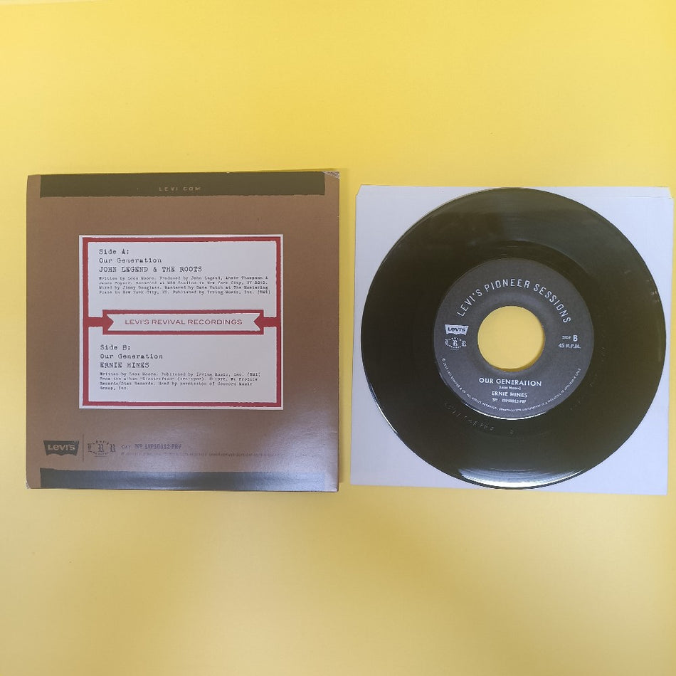 John Legend & The Roots - Our Generation 7" - 2010 - LVPS0012-PRV - Used - EX - Vinyl