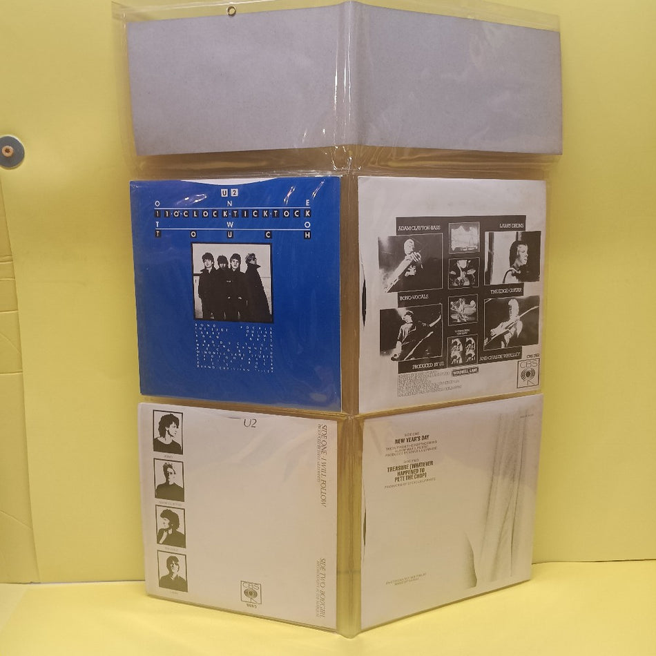 U2 - 4 U2 Play 4x 7" 45s PVC Pack IRELAND - 1982 - CBS - Used - EX - Vinyl