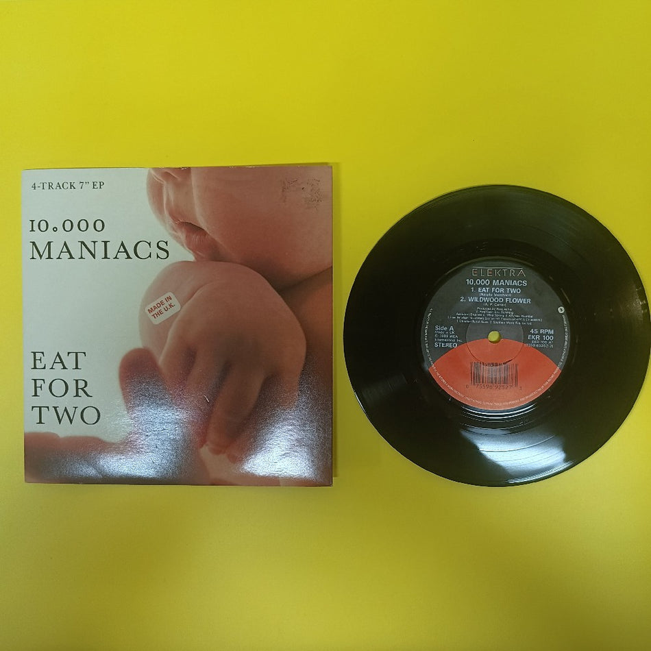10,000 Maniacs - Eat For Two UK 7" 45 - 1989 - EKR 100 - Used - EX - Vinyl