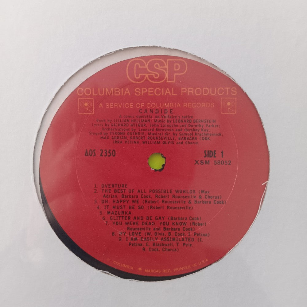Leonard Bernstein - Candide CSP - AOS 2350 - New - Sealed - Vinyl