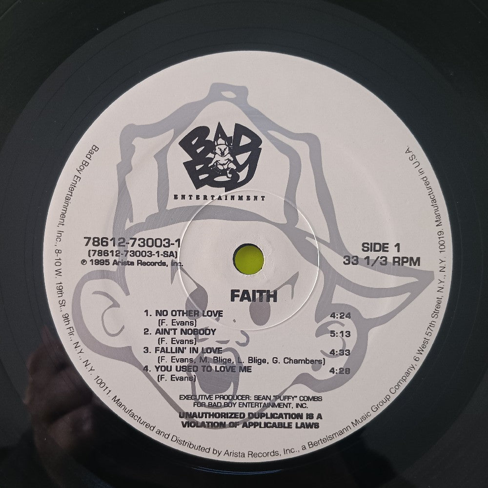 Faith Evans - Faith W HYPE  - 1995 - 78612-73003-1 - Used - EX - Vinyl