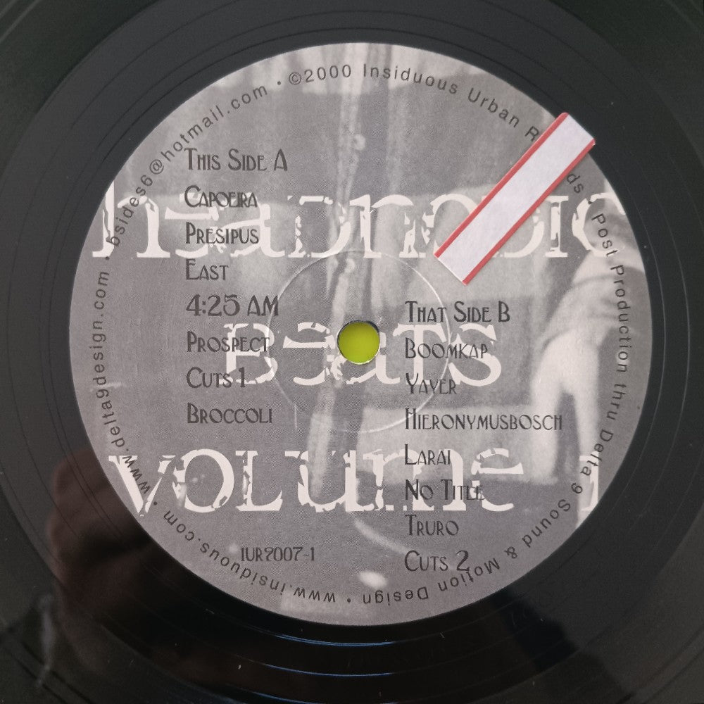 Headnodic - Headnodic Beats Vol. 1 - 2000 - IUR9007-1 - Used - VG++ - Vinyl