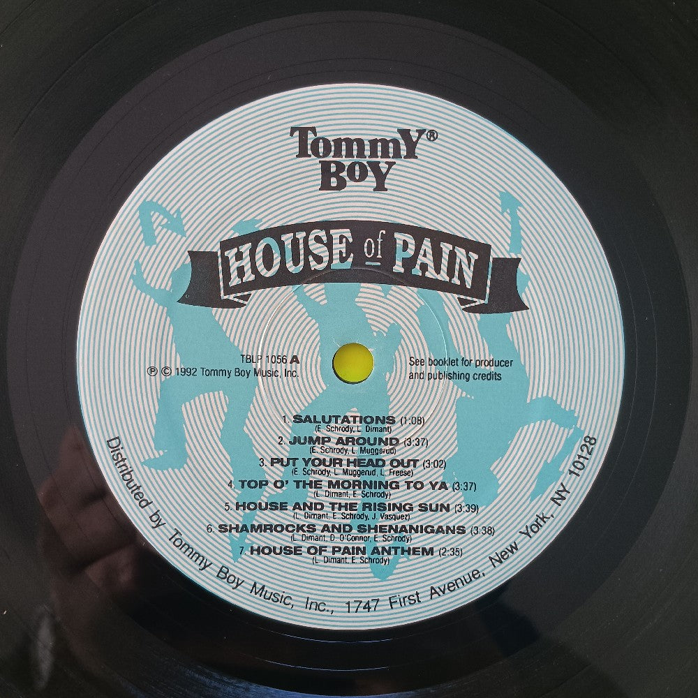 House Of Pain - House Of Pain Fine Malt Lyrics PROMO - 1992 - TBLP 1056 - Used - VG++ - Vinyl
