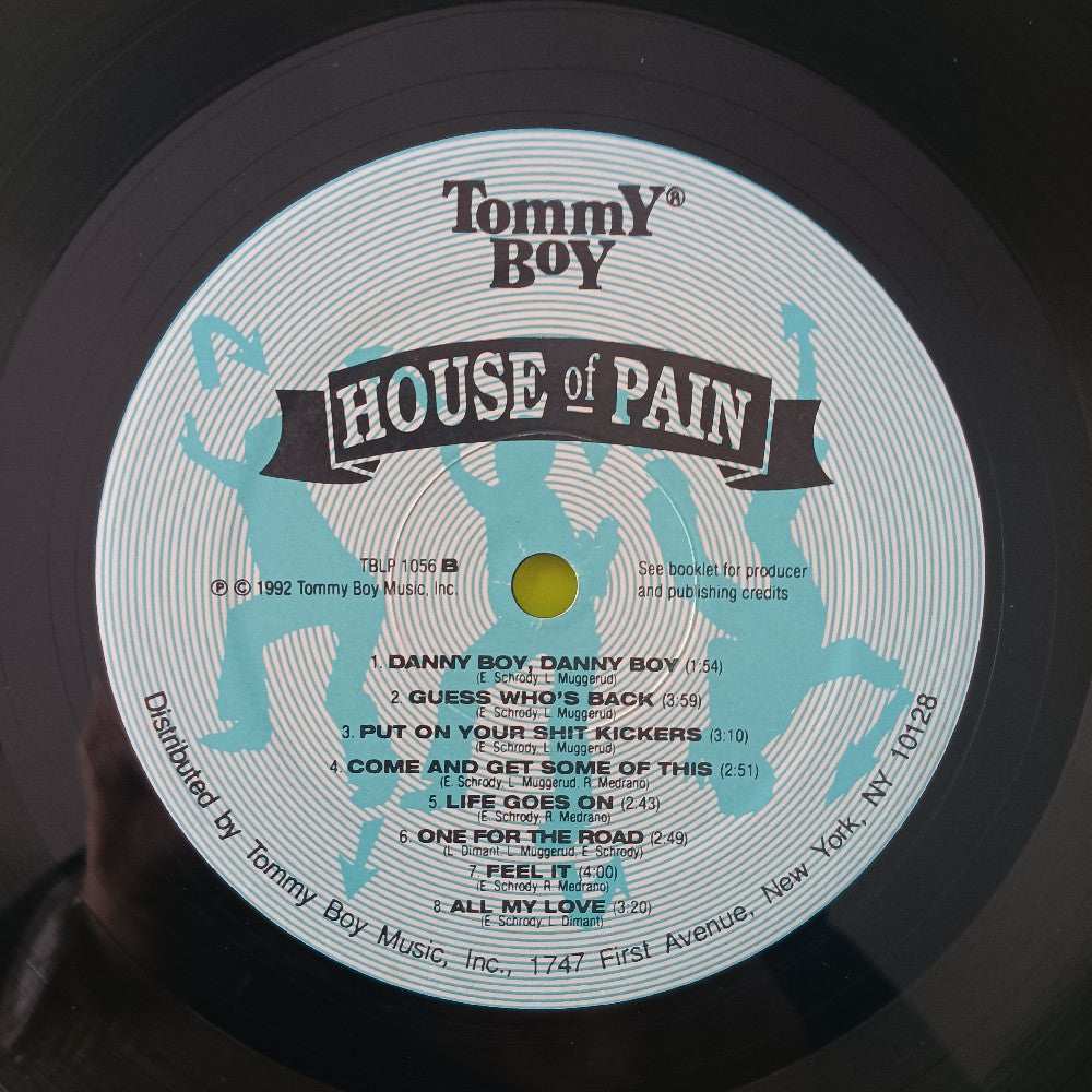 House Of Pain - House Of Pain Fine Malt Lyrics PROMO - 1992 - TBLP 1056 - Used - VG++ - Vinyl