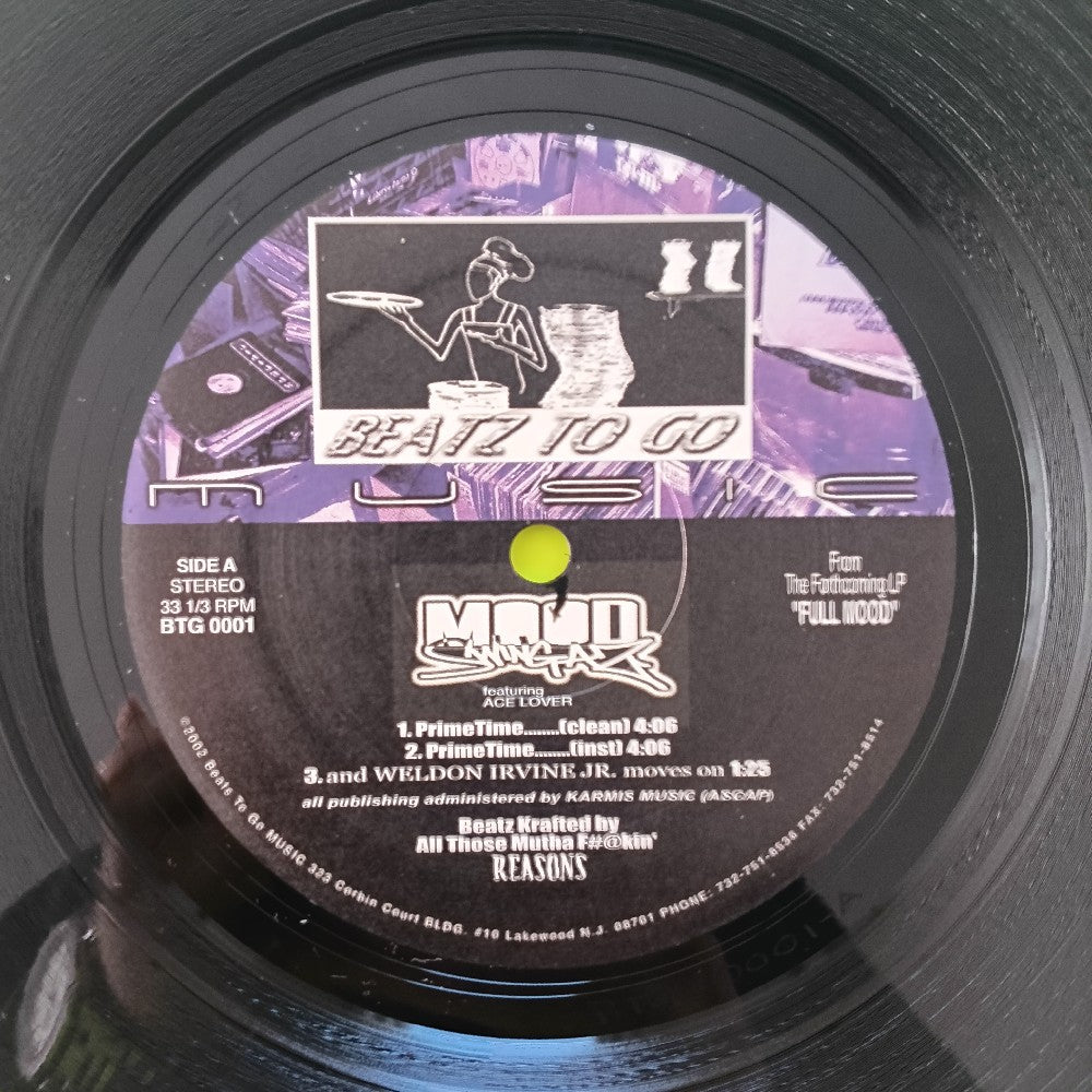 Mood Swingaz - Primetime 12" - 2002 - BTG0001 - Used - VG++ - Vinyl