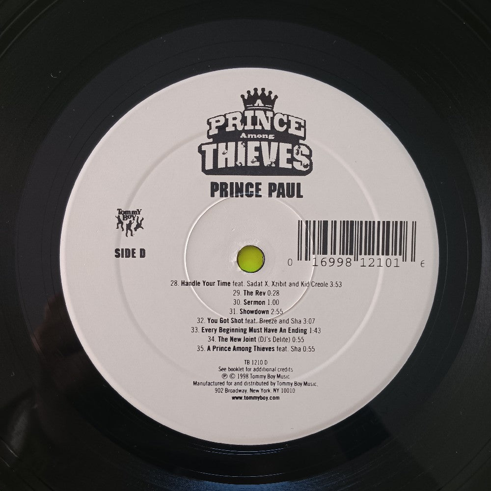 Prince Paul - A Prince Among Thieves OG 2LP - 1999 - TB 1210 - Used - VG++ - Vinyl