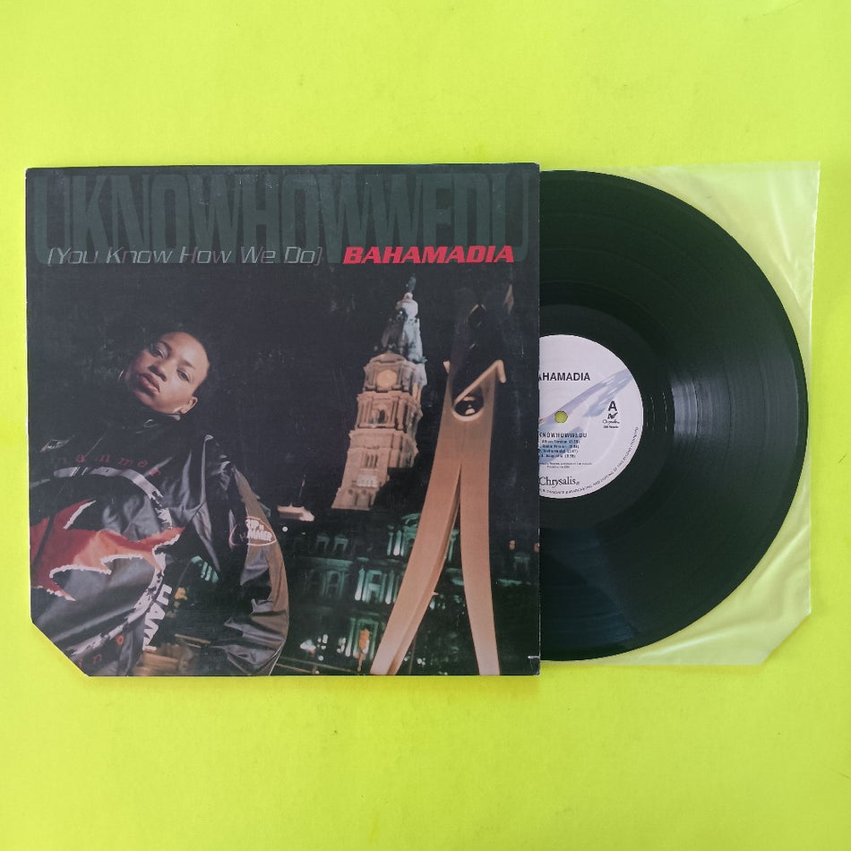 Bahamadia - Uknowhowwedu (You Know How We Do) 12" - 1995 - Y-58511 - Used - VG++ - Vinyl