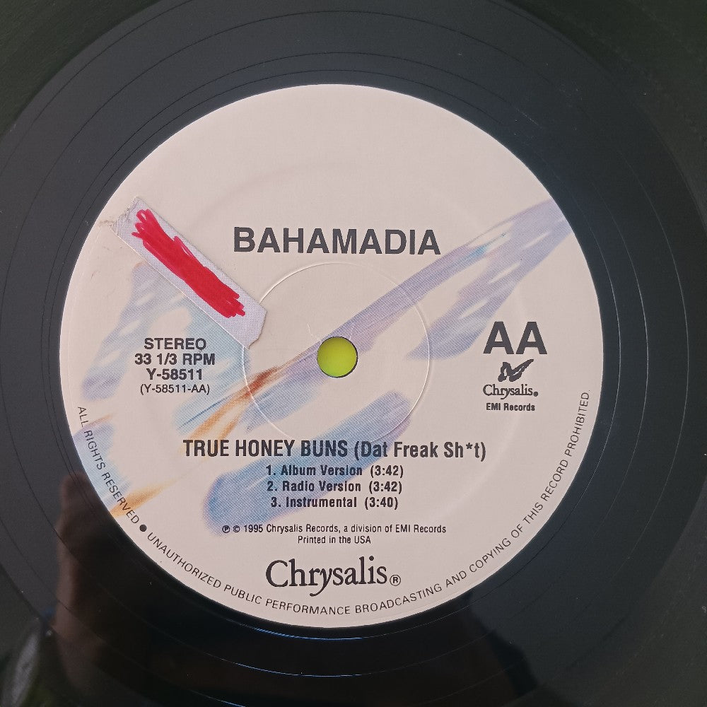 Bahamadia - Uknowhowwedu (You Know How We Do) 12" - 1995 - Y-58511 - Used - VG++ - Vinyl