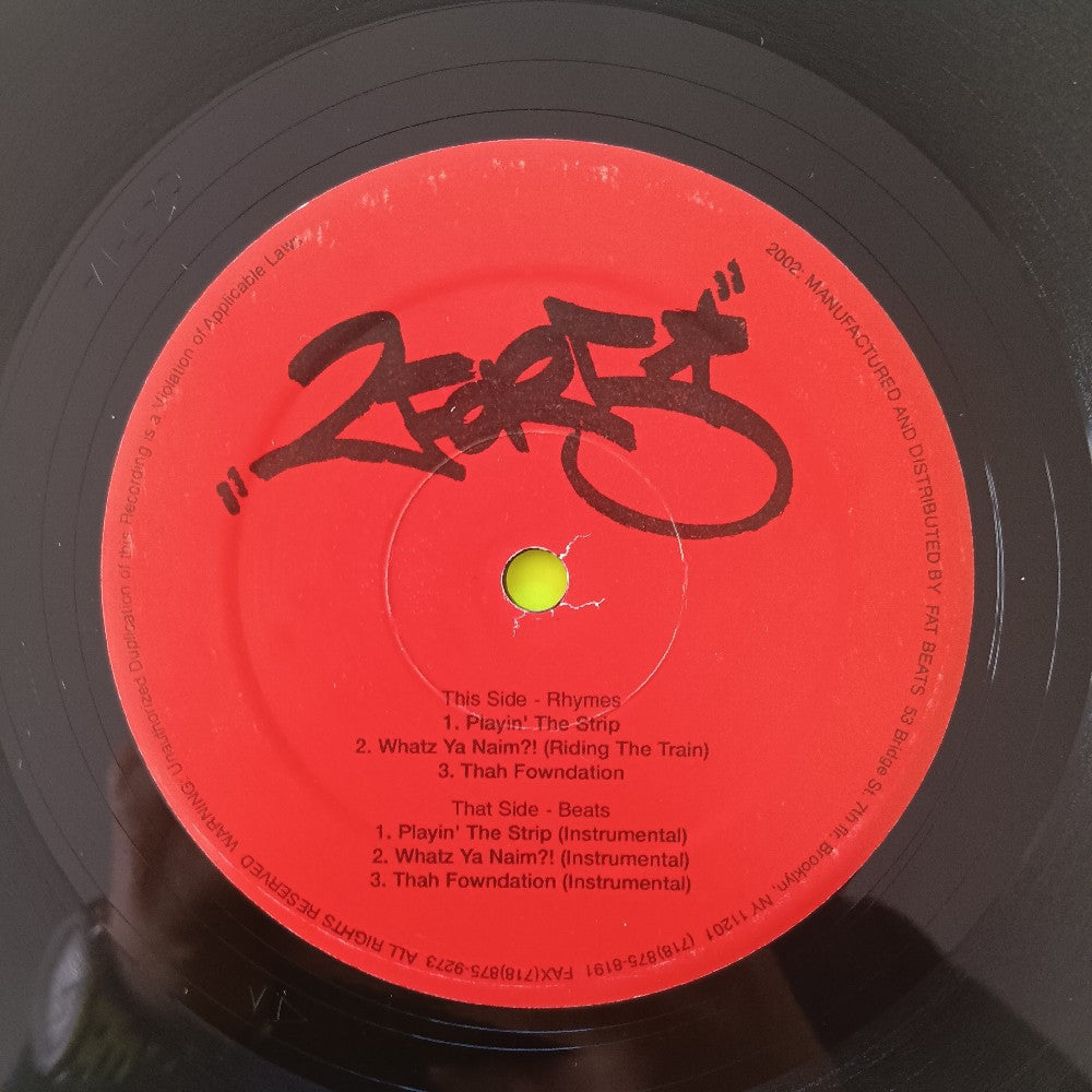 2for5 - Playin' The Strip / Whatz Ya Naim?!  - 2002 - CAJ1 - Used - VG++ - Vinyl