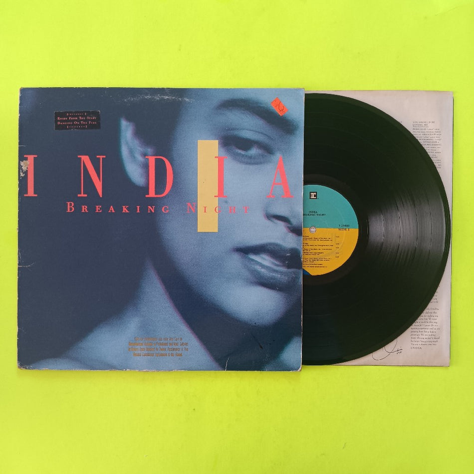 India - Breaking Night PROMO - 1990 - 9 25880-1 - Used - VG - Vinyl