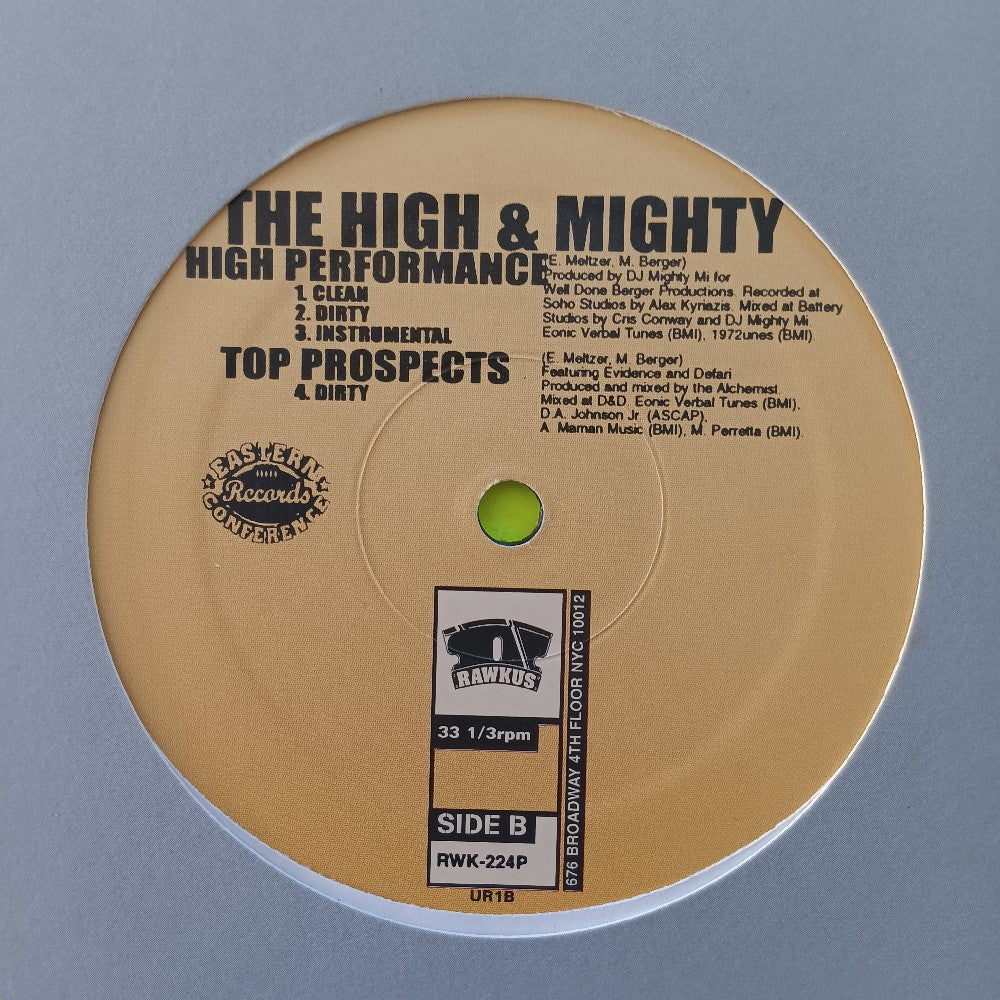 The High & Mighty - Dick Starbuck Porno Detective 12" - 2000 - RWK-244P - Used - EX - Vinyl