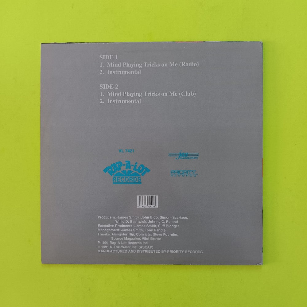 Geto Boys - Mind Playing Tricks On Me 12" - 1991 - VL 7241 - Used - VG++ - Vinyl