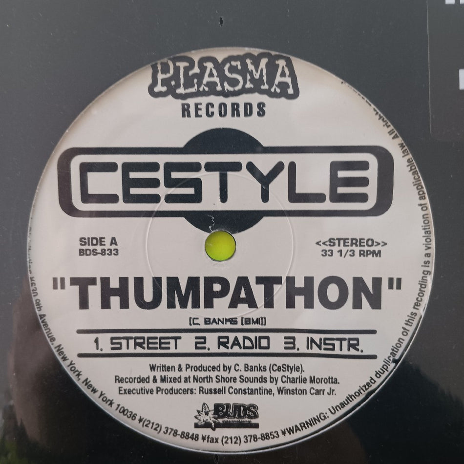 CeStyle - Thumpathon / Excelsior 12" - BDS-83 - Used - VG++ - Vinyl