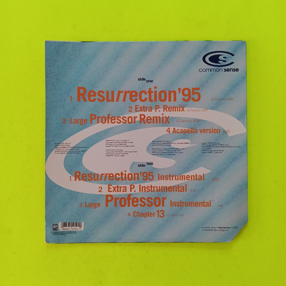 Common - Resurrection 12" - 1995 - 88561-1250-1 - Used - VG++ - Vinyl